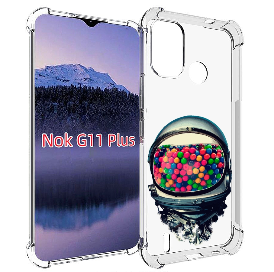 

Чехол MyPads шлем космонавта для Nokia G11 Plus, Прозрачный, Tocco