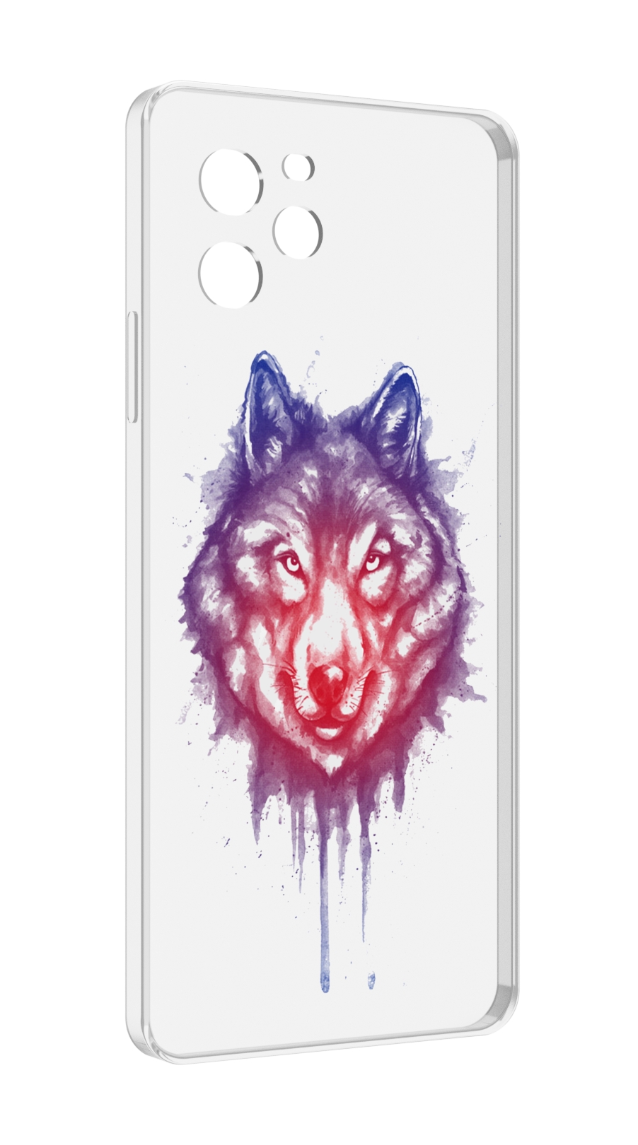 Чехол MyPads пушистый волк для Huawei Nova Y61 / Huawei Enjoy 50z