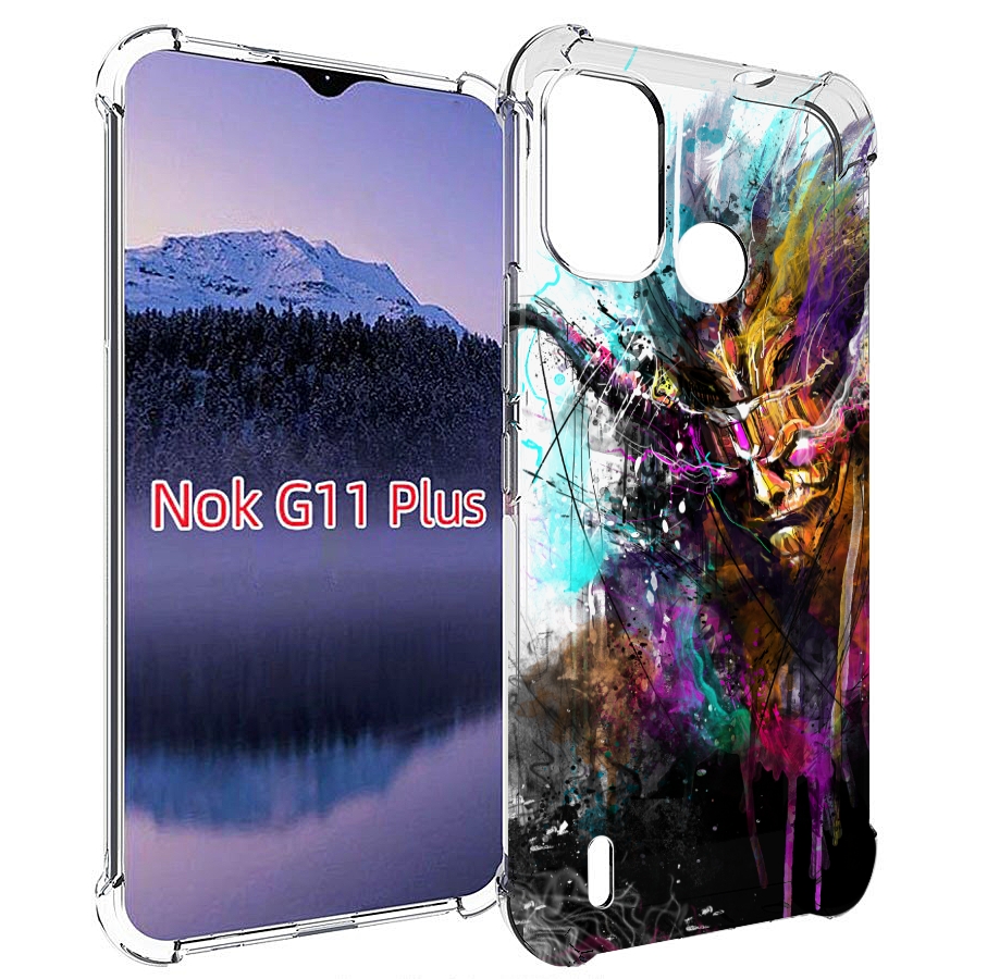 

Чехол MyPads яркий дьявол для Nokia G11 Plus, Прозрачный, Tocco