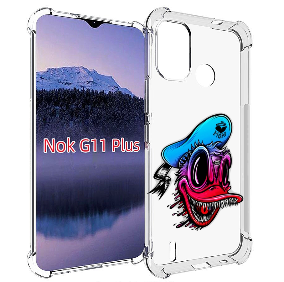 

Чехол MyPads Дональд для Nokia G11 Plus, Прозрачный, Tocco