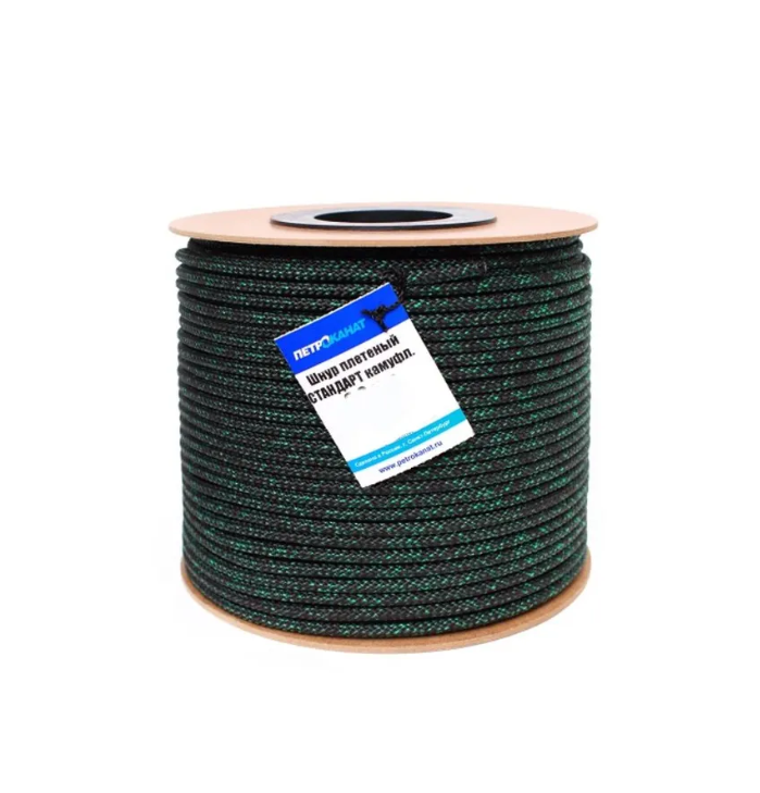 

Веревка полипропиленовая 4,0 мм (300 м) катушка (8 / 850 / - / 100), Зеленый, Стандарт