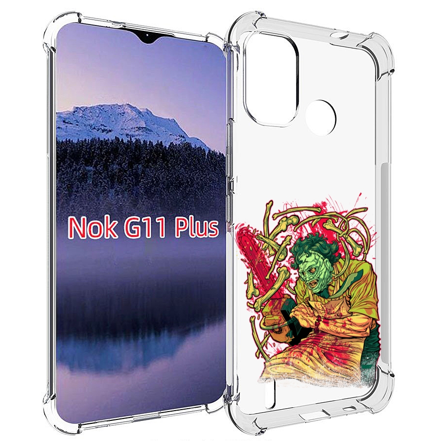 

Чехол MyPads яркий мясник для Nokia G11 Plus, Прозрачный, Tocco