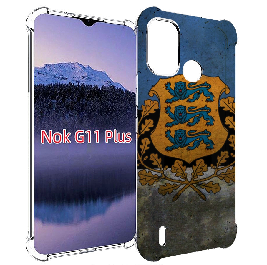 

Чехол MyPads герб флаг эстонии для Nokia G11 Plus, Прозрачный, Tocco