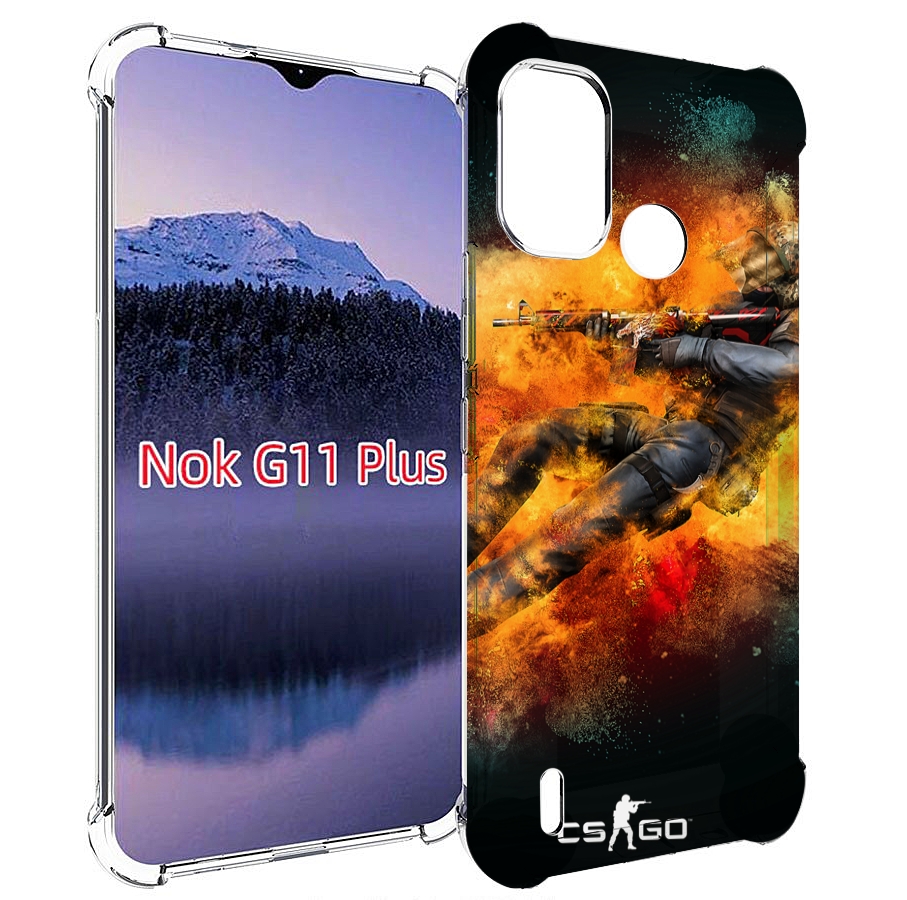 

Чехол MyPads CS-go Контр-террорист для Nokia G11 Plus, Прозрачный, Tocco