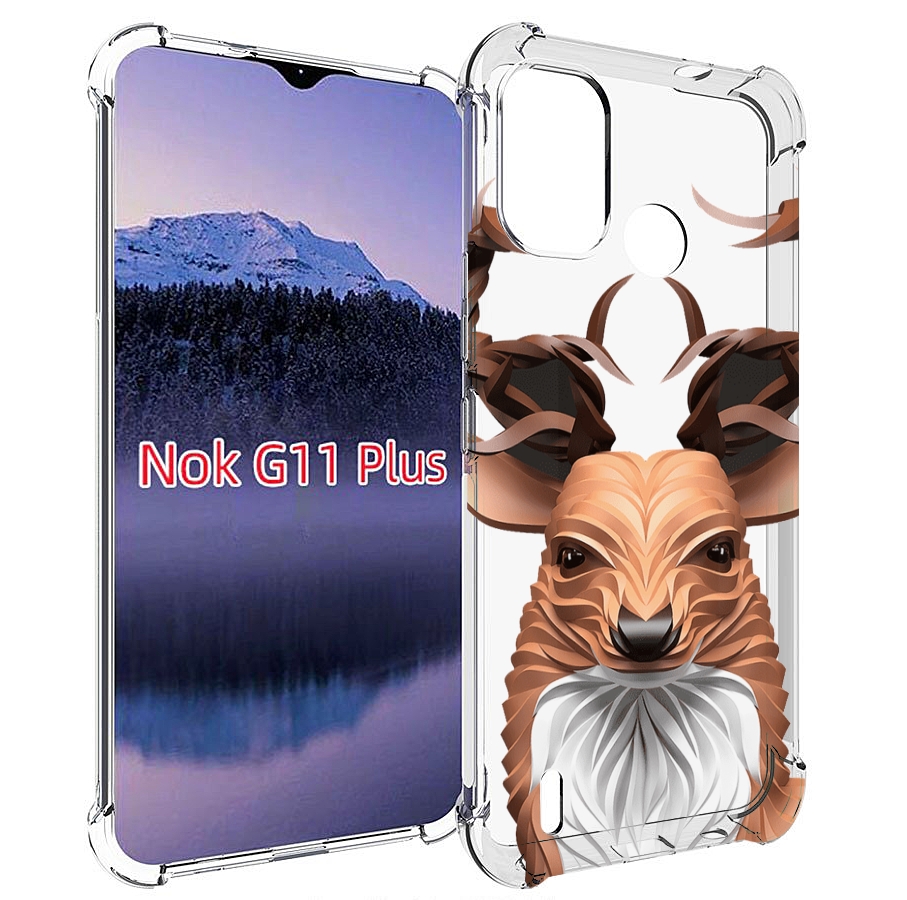 

Чехол MyPads 3D-олень для Nokia G11 Plus, Прозрачный, Tocco