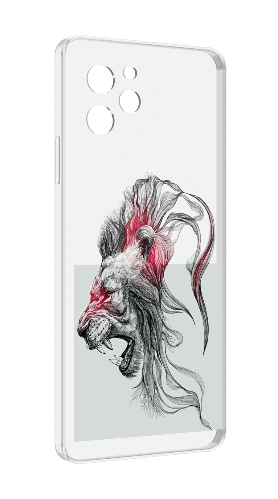 

Чехол MyPads разъяренный лев для Huawei Nova Y61 / Huawei Enjoy 50z, Прозрачный, Tocco