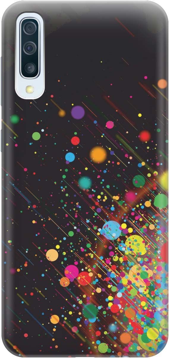 

Чехол на Samsung Galaxy A50/A50s/A30s "Яркое настроение", Зеленый;красный, 387