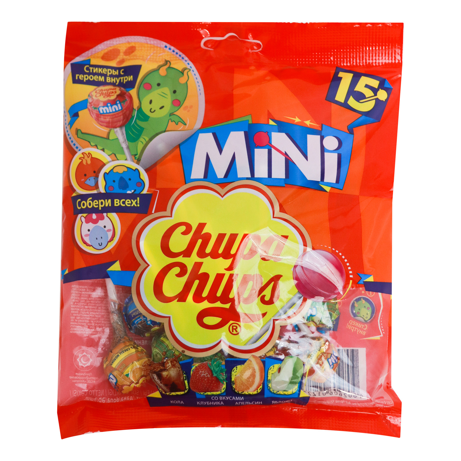 Карамель Chupa Chups мини 90 г