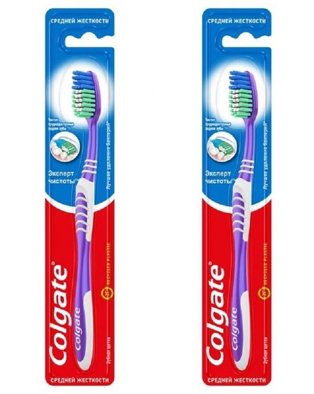 

Комплект Colgate зубная щетка Эксперт Чистоты средней жесткости х 2 шт., В ассортименте, Комплект Colgate зубная щетка "Эксперт Чистоты" средней жесткости х 2 шт.