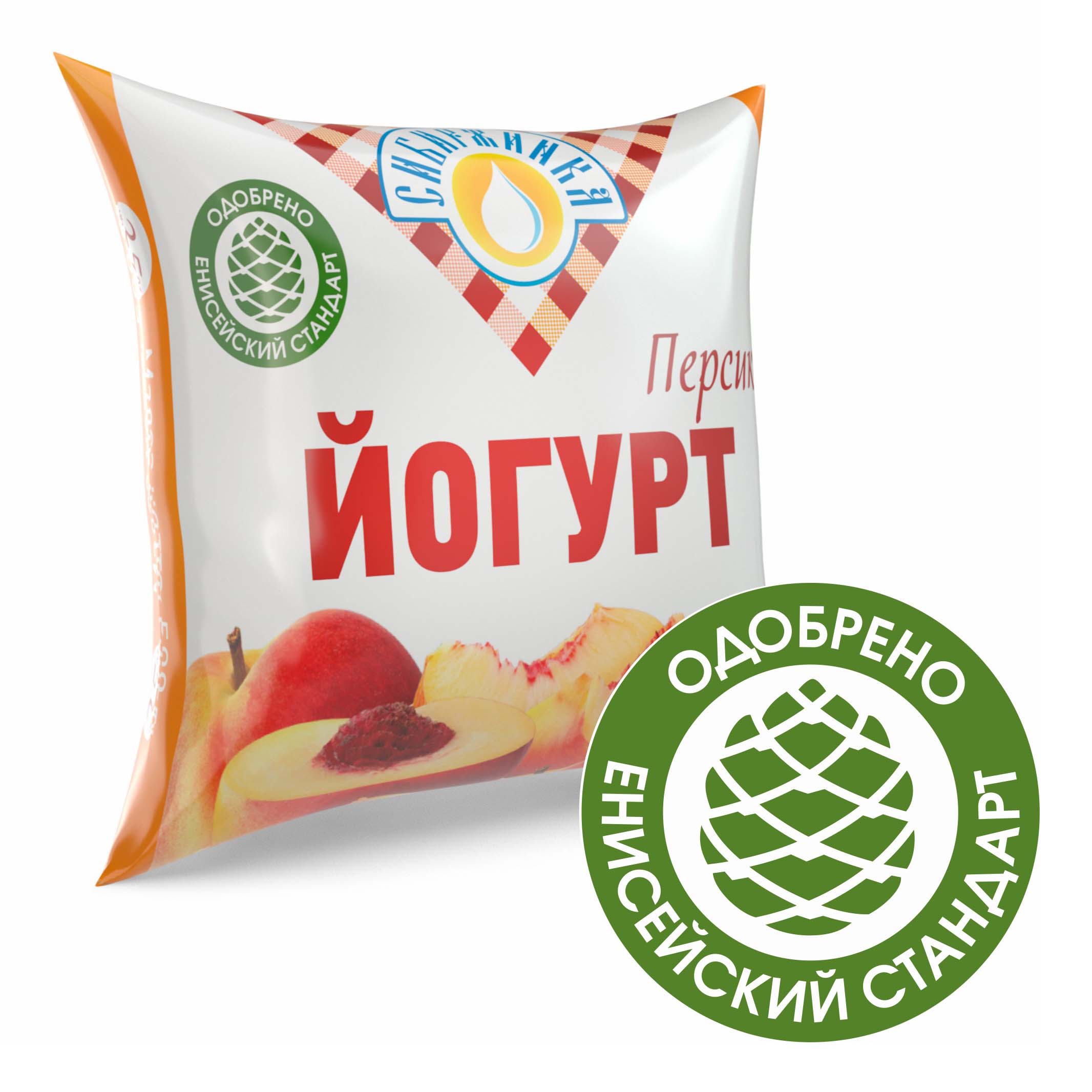 

Питьевой йогурт Сибиржинка персик 2,5% БЗМЖ 500 г