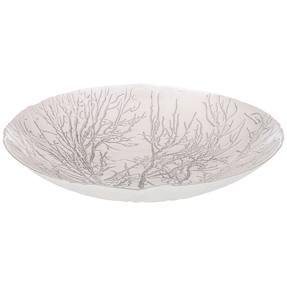 

Набор из 4 штук Блюдо глубокое Bronco Tree silver 32 см