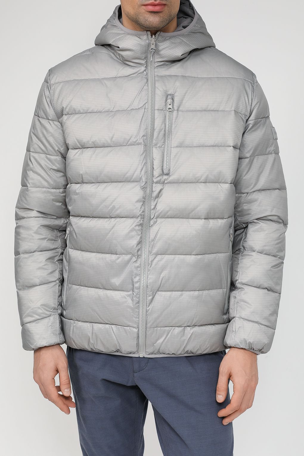 

Куртка мужская Esprit Casual 992EE2G303 серая 2XL, Серый, 992EE2G303