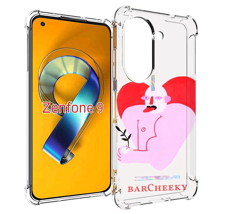 

Чехол MyPads силач в сердце женский для Asus Zenfone 9 (AI2202), Прозрачный, Tocco