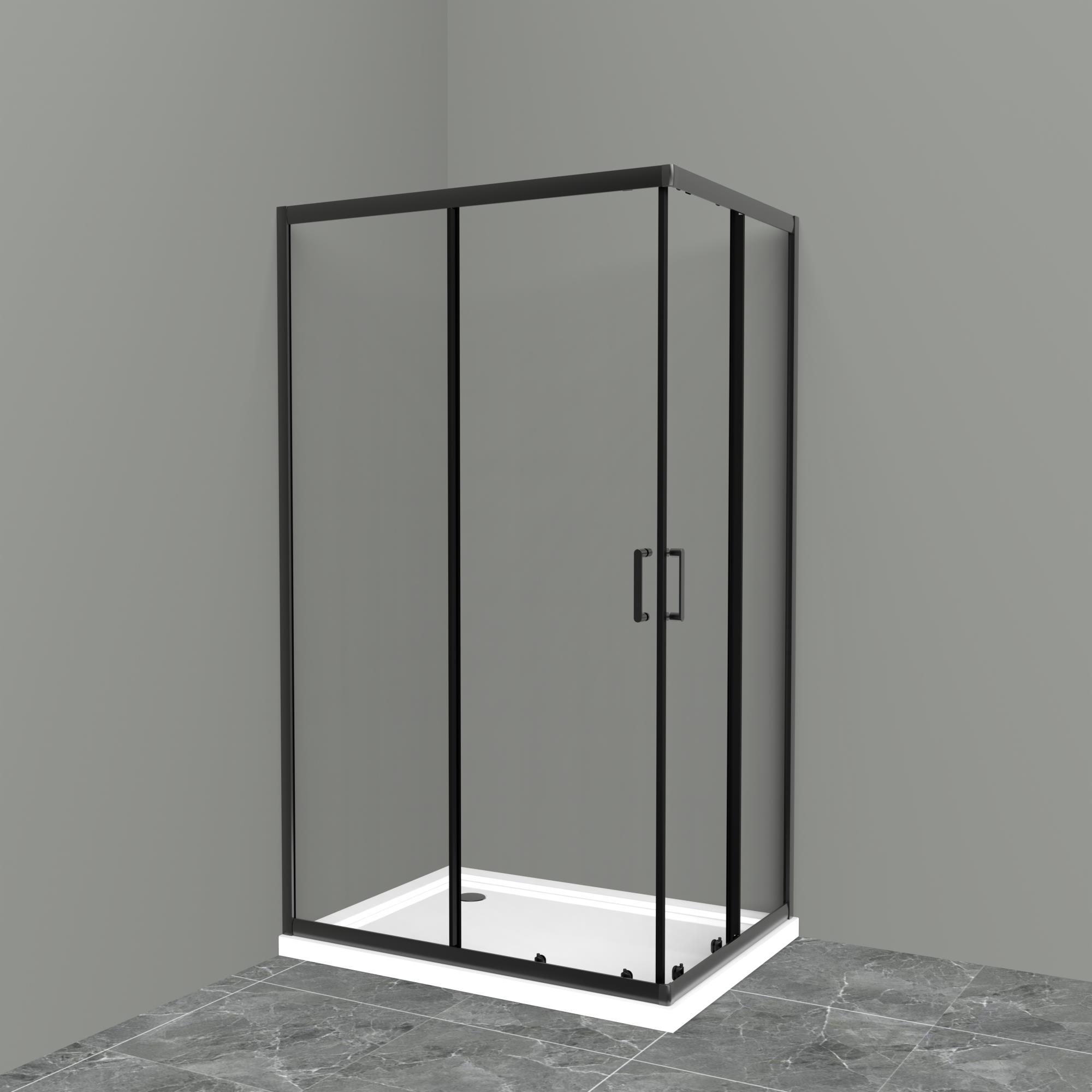 

Душевой уголок BelBagno UNO-195-AH-2-120/100-C-NERO