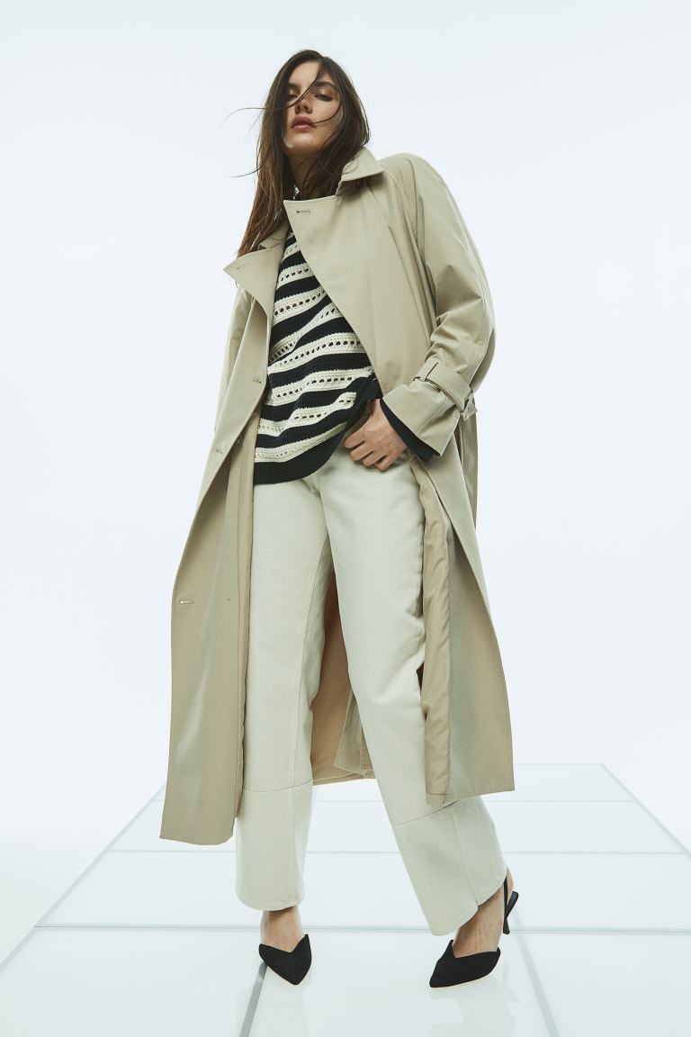 

Плащ женский H&M 1115204001 бежевый 4XL (доставка из-за рубежа), 1115204001