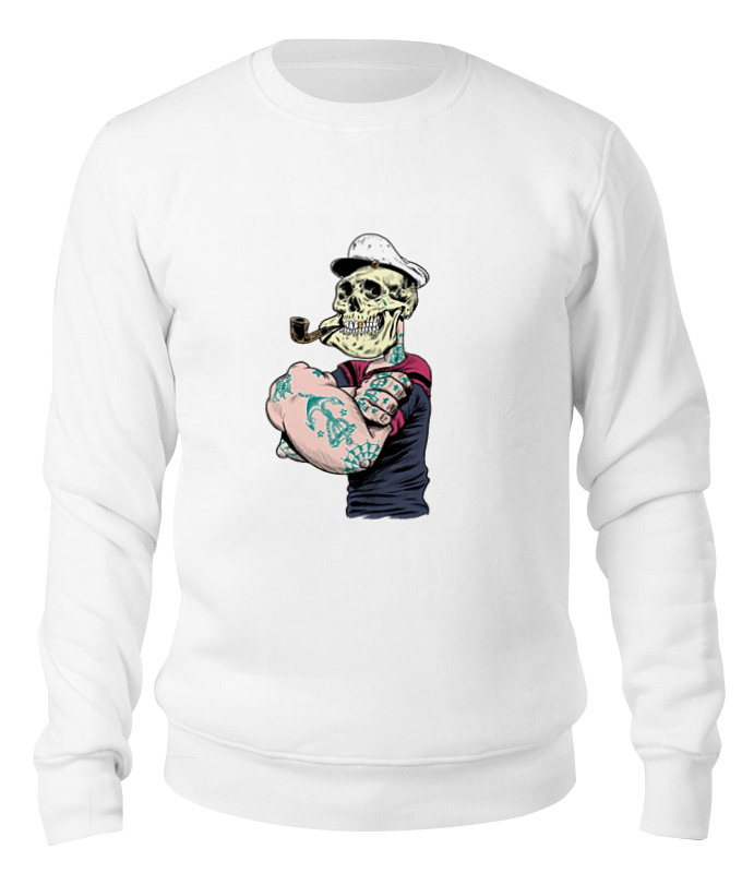

Свитшот унисекс Printio Sailor белый XL, Sailor