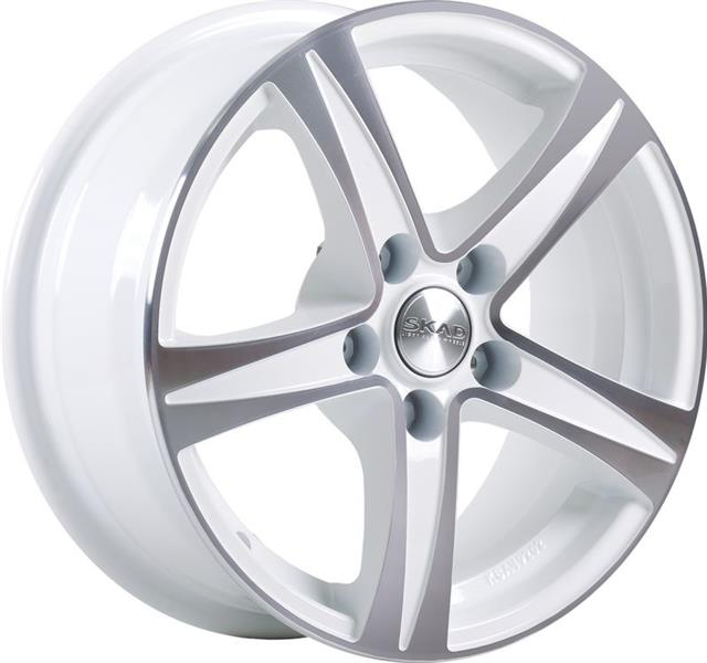 

Колесный диск R15 5x108 6,5J ET40 D58,1 Скад Sakura алмаз-белый, Белый;серебристый