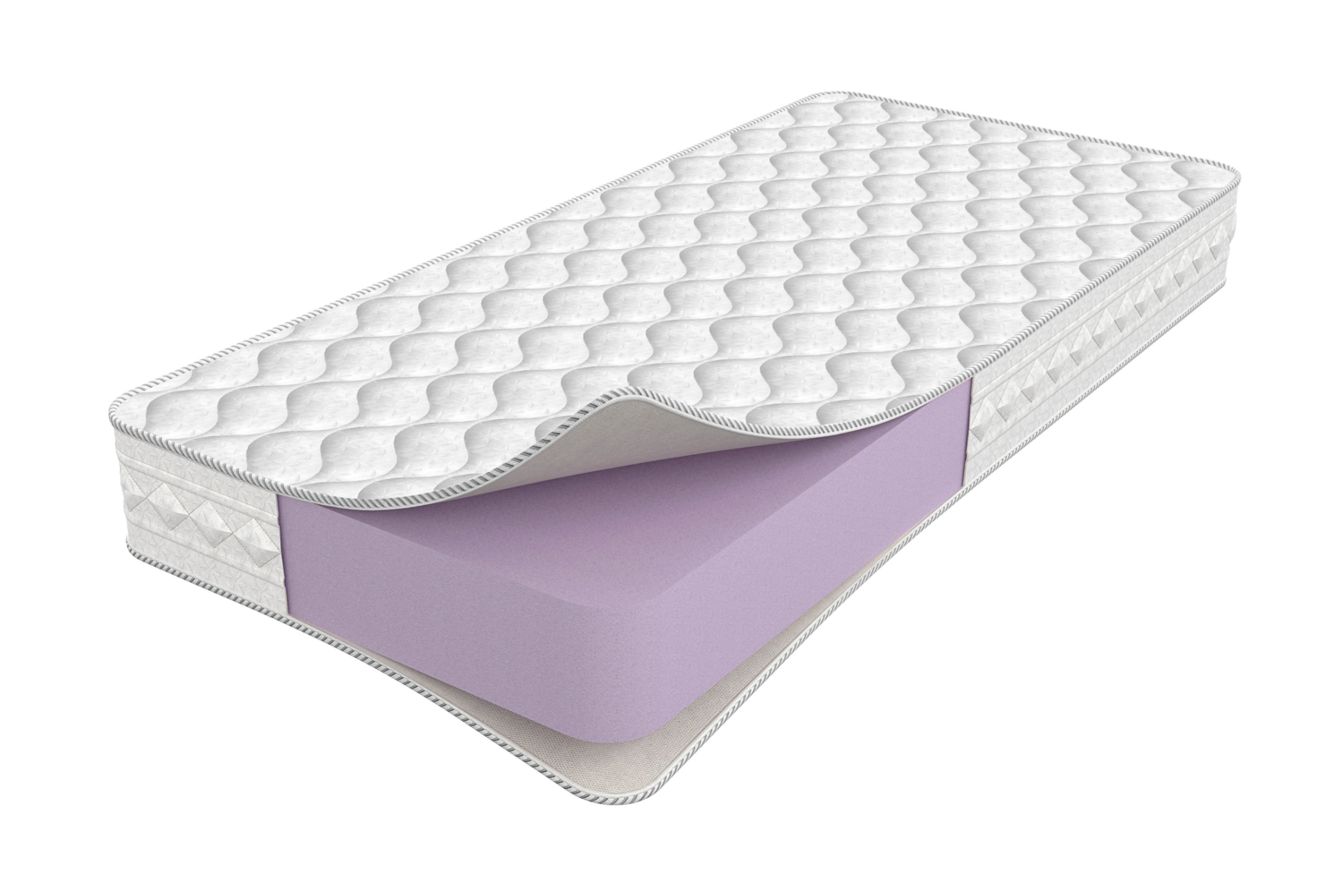 

Матрас Foam Big жаккард, Белый, Foam Big жаккард