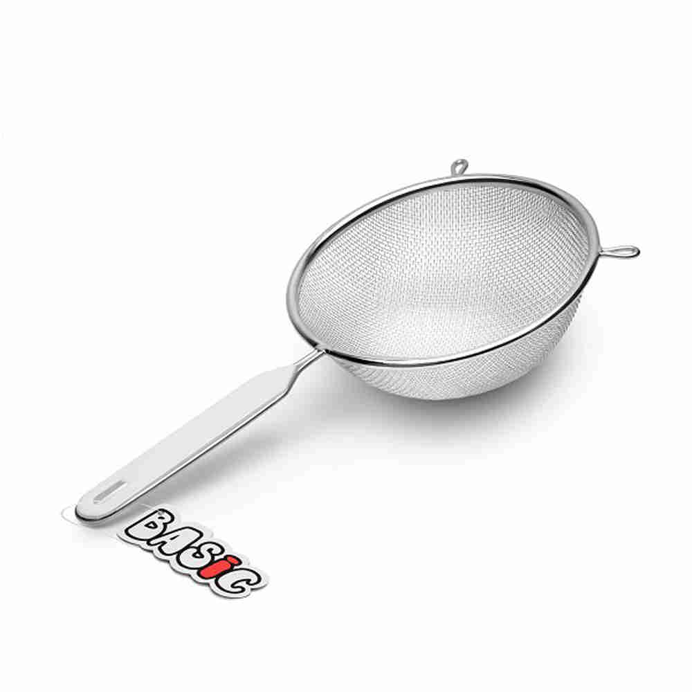 

Сито с пластиковой ручкой Basic, 14 см, Серебристый