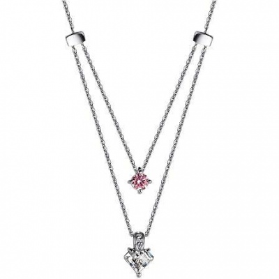 

Колье с 3 кристаллами swarovski из серебра Алкор серебро 06-2483_СВ56-00, 06-2483_СВ56-00