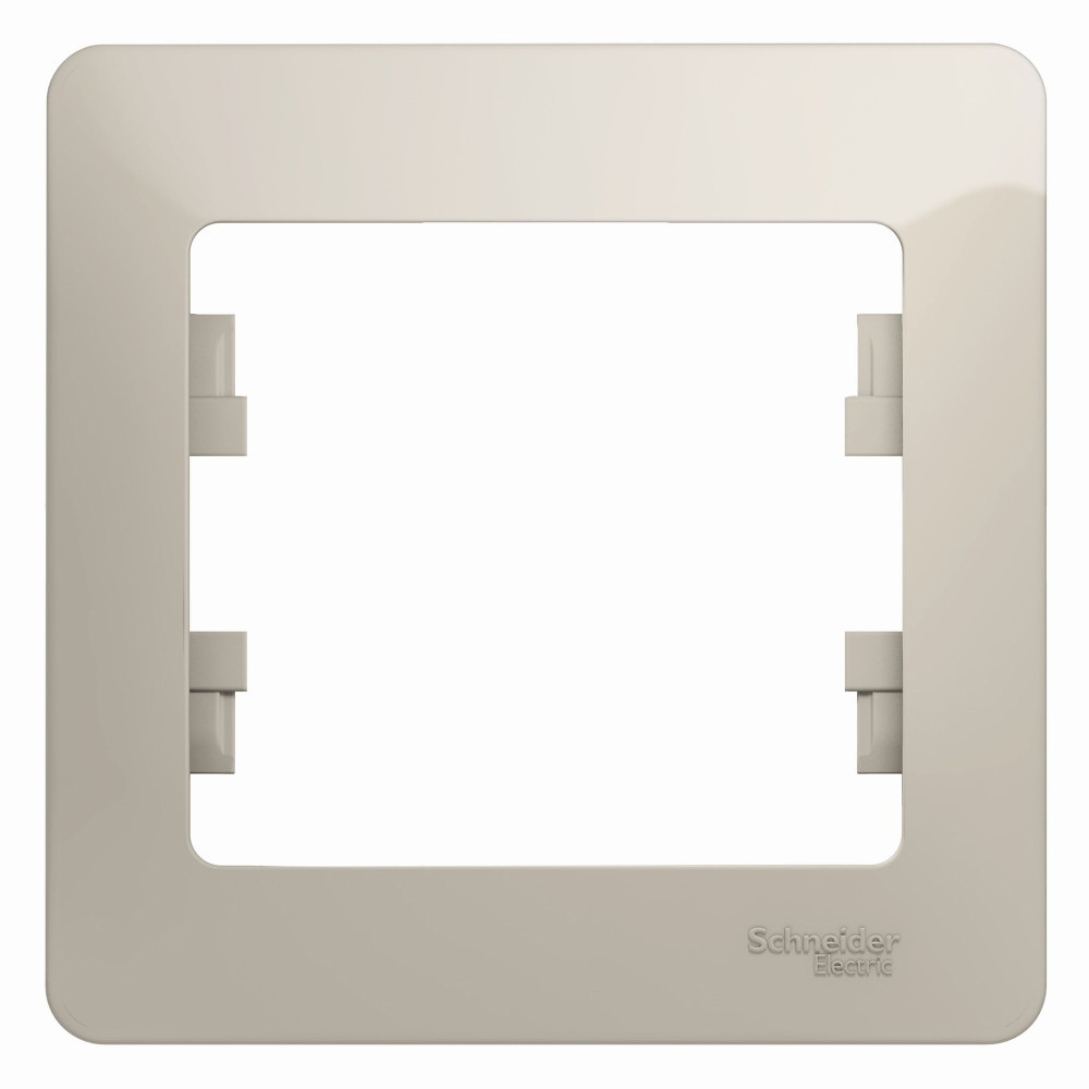 

Рамка 1-ая Молочная Glossa Schneider Electric (комплект 5шт), Черный, Systeme Electric