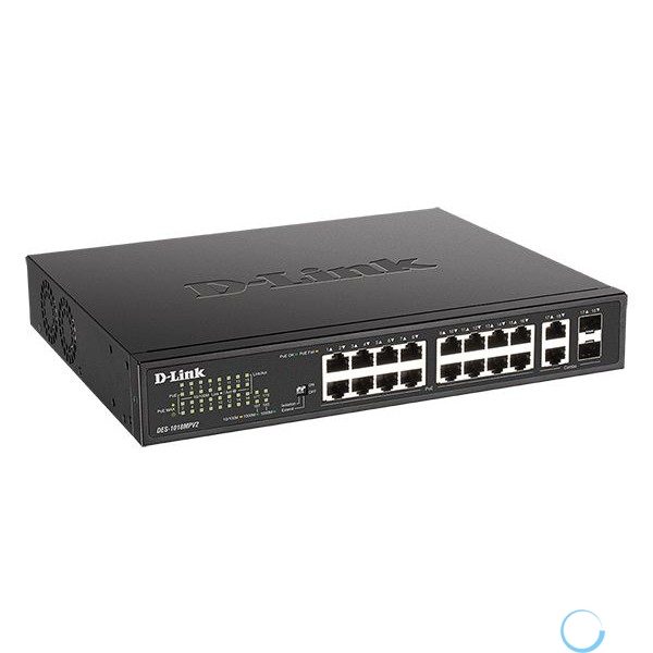 

Сетевое оборудование D-Link DES-1018MPV2/A1A Неуправляемый коммутатор с 16 портами 10/100B