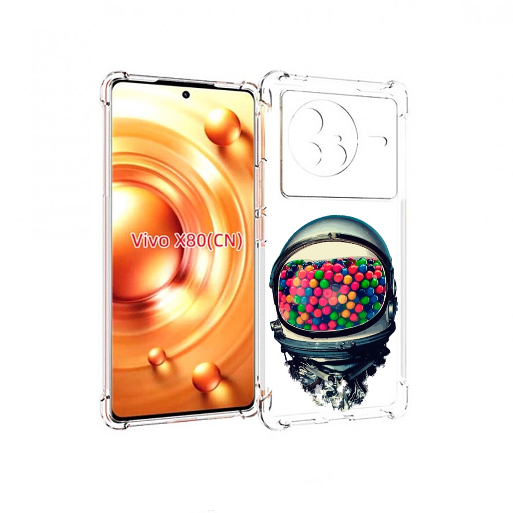 

Чехол Mypads Шлем Космонавта Для Vivo X80, Прозрачный, Tocco