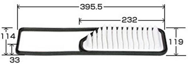 

Фильтр Воздушный JS Asakashi арт. a750j, A750J