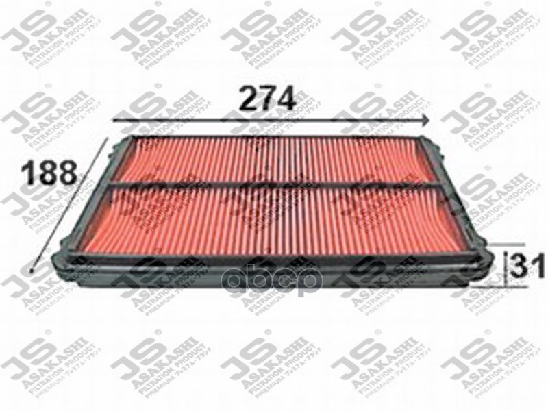 

Фильтр Воздушный JS Asakashi арт. a858j, A858J
