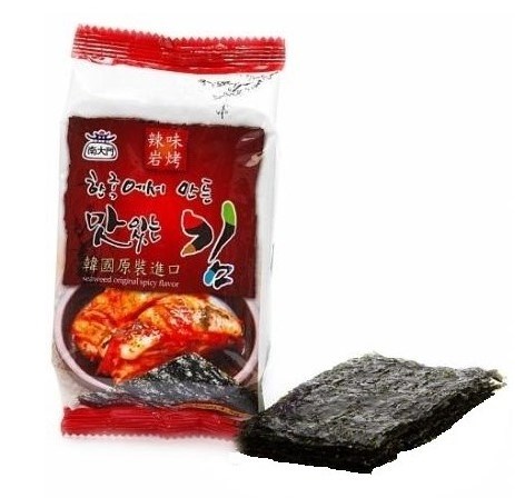 

Морская капуста сушеная обжаренная с кимчи Саккурам, 4,5г