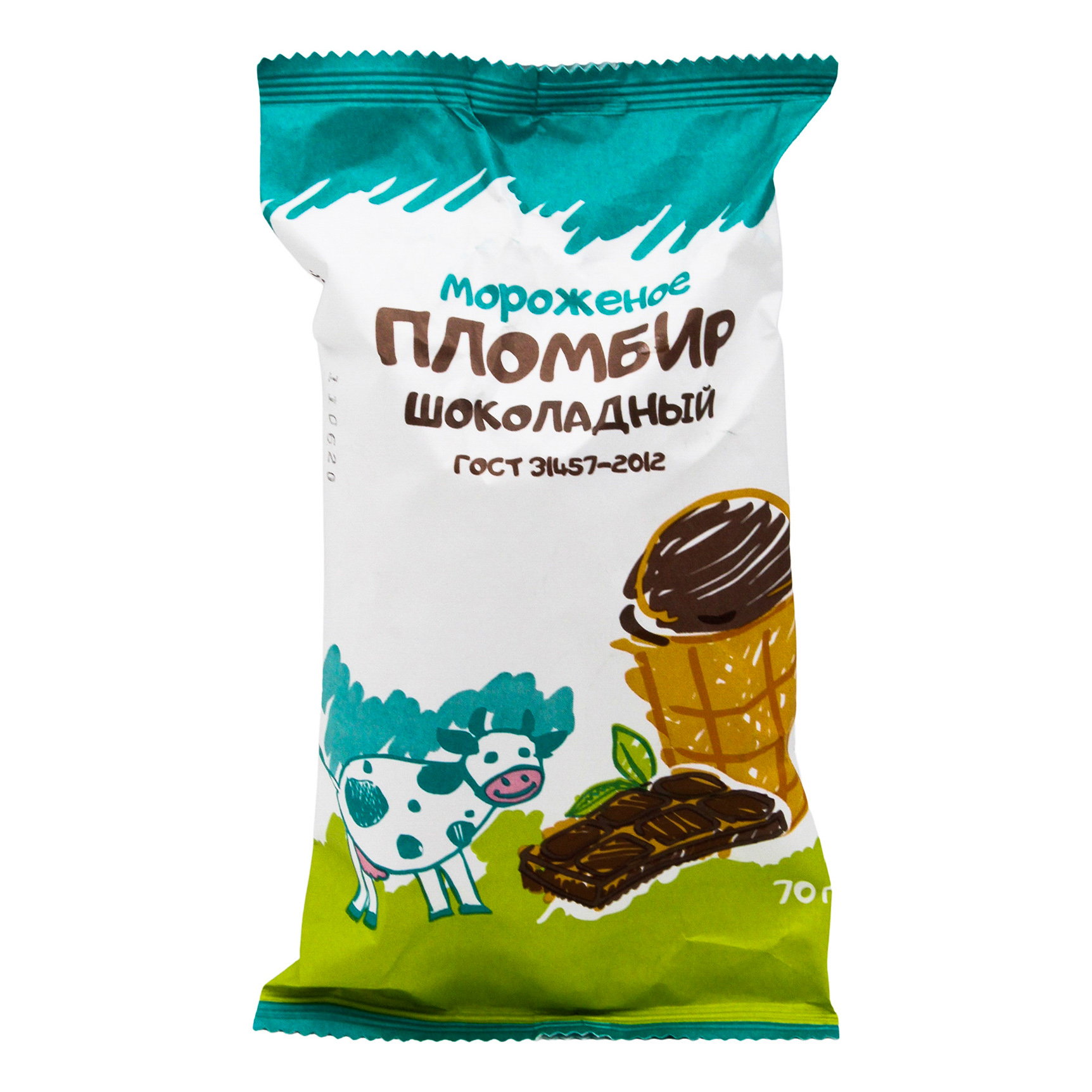 

Мороженое пломбир шоколад 15% 70 г