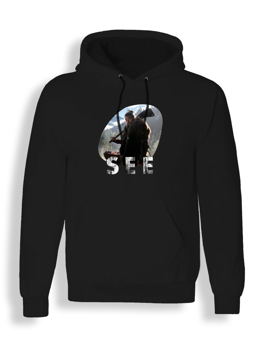 

Худи унисекс Каждому Своё See/Видеть/Сериал SRSE6 черное M, Черный, "See/Видеть/Сериал" SRSE6