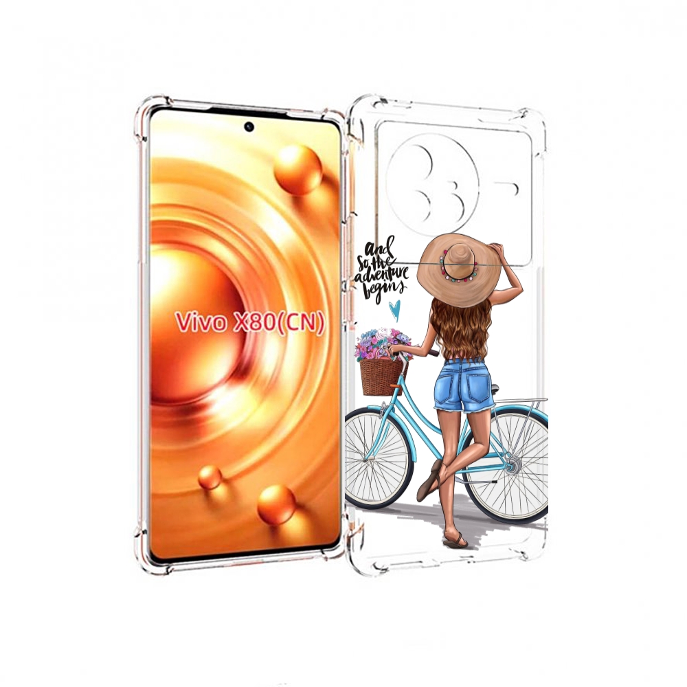 

Чехол Mypads Adventure Женский Для Vivo X80, Прозрачный, Tocco
