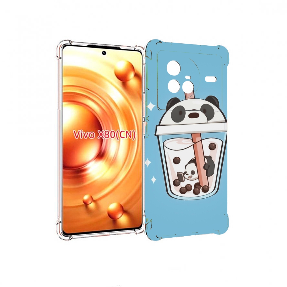 

Чехол Mypads Bubble Tea Для Vivo X80, Прозрачный, Tocco
