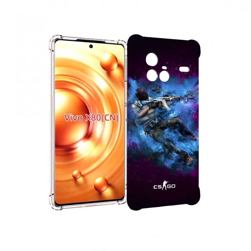 

Чехол Mypads Cs-Go-Террорист Для Vivo X80, Прозрачный, Tocco