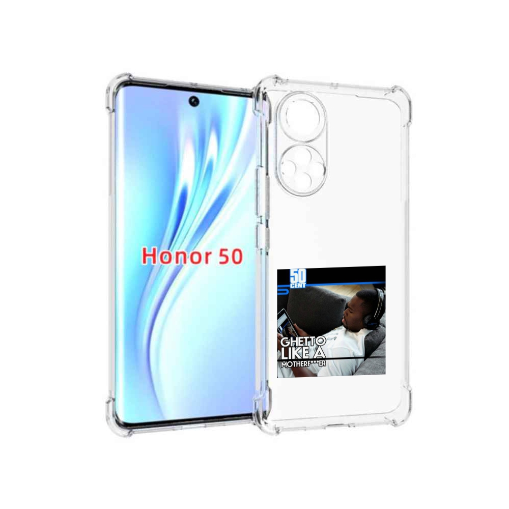 

Чехол бампер MyPads 50 Cent - Ghetto Like A Motherfucker для Hua, Прозрачный, Tocco