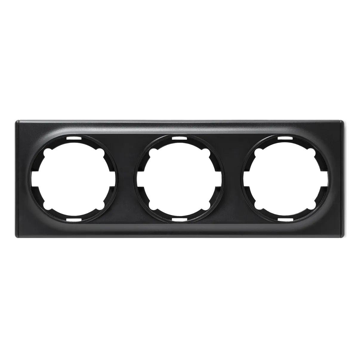 Рамка тройная OneKeyElectro (серия Florence), цвет черный трехпостовая рамка cgss