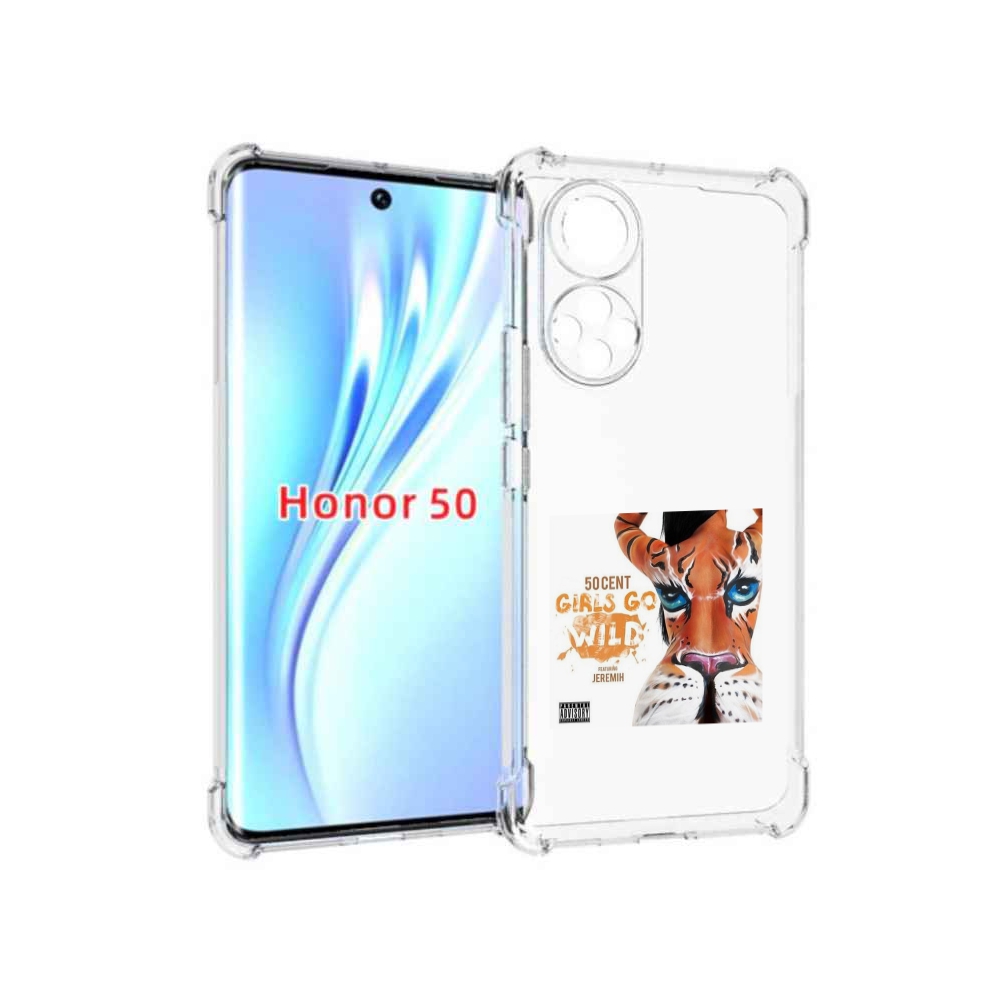 

Чехол бампер MyPads 50 Cent Feat для Honor 50, Прозрачный, Tocco