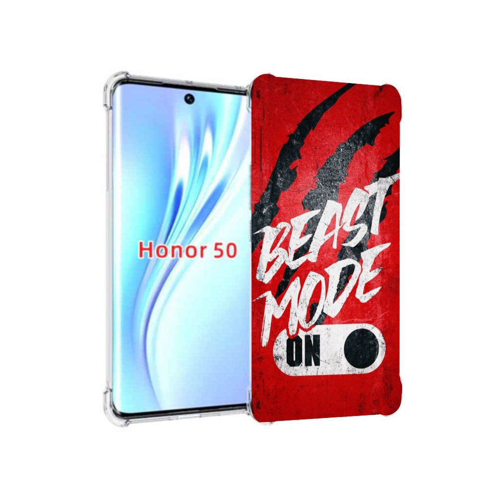 

Чехол Бампер Mypads Beast Inside You Для Honor 50, Прозрачный, Tocco