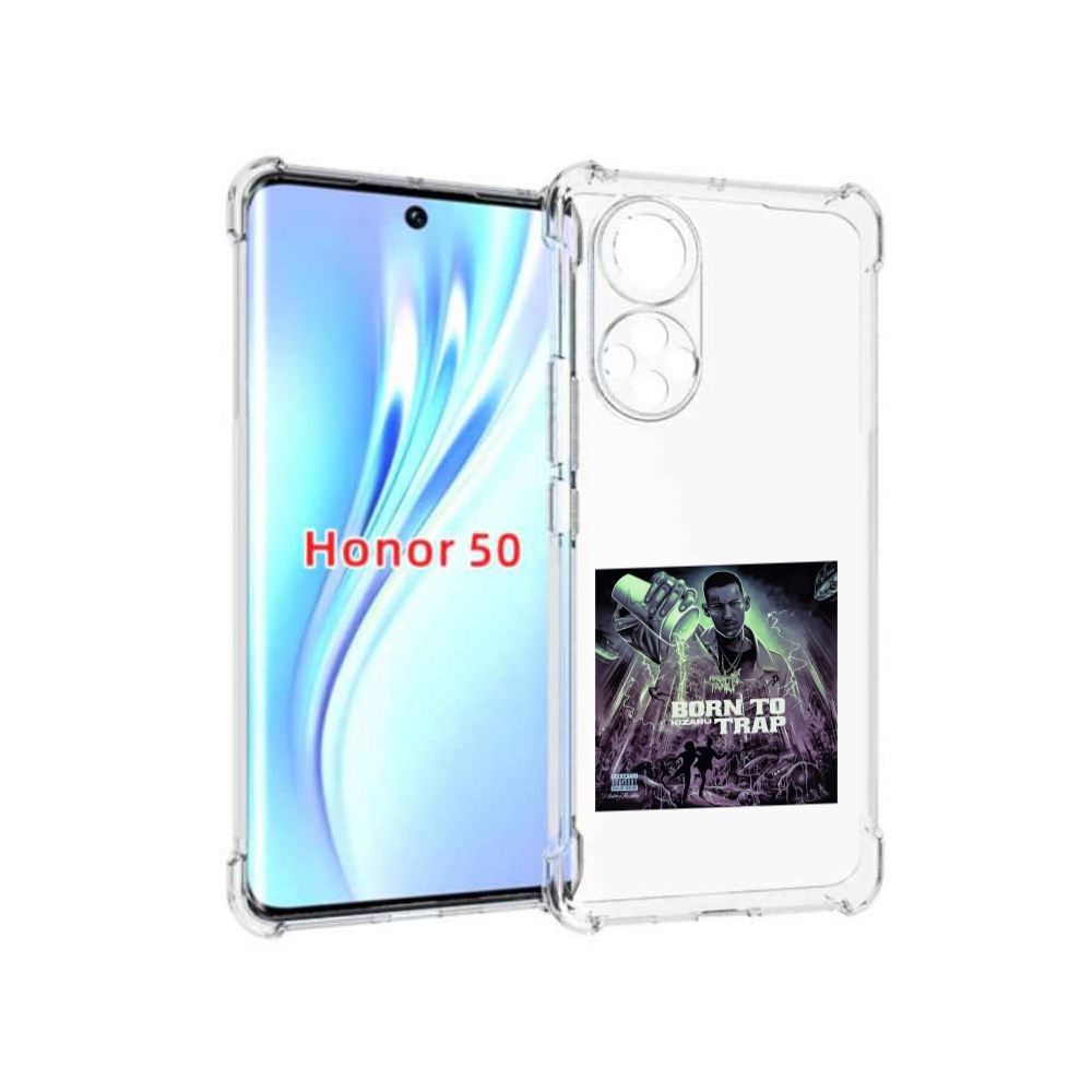 

Чехол бампер MyPads Born to Trap Kizaru для Honor 50, Прозрачный, Tocco