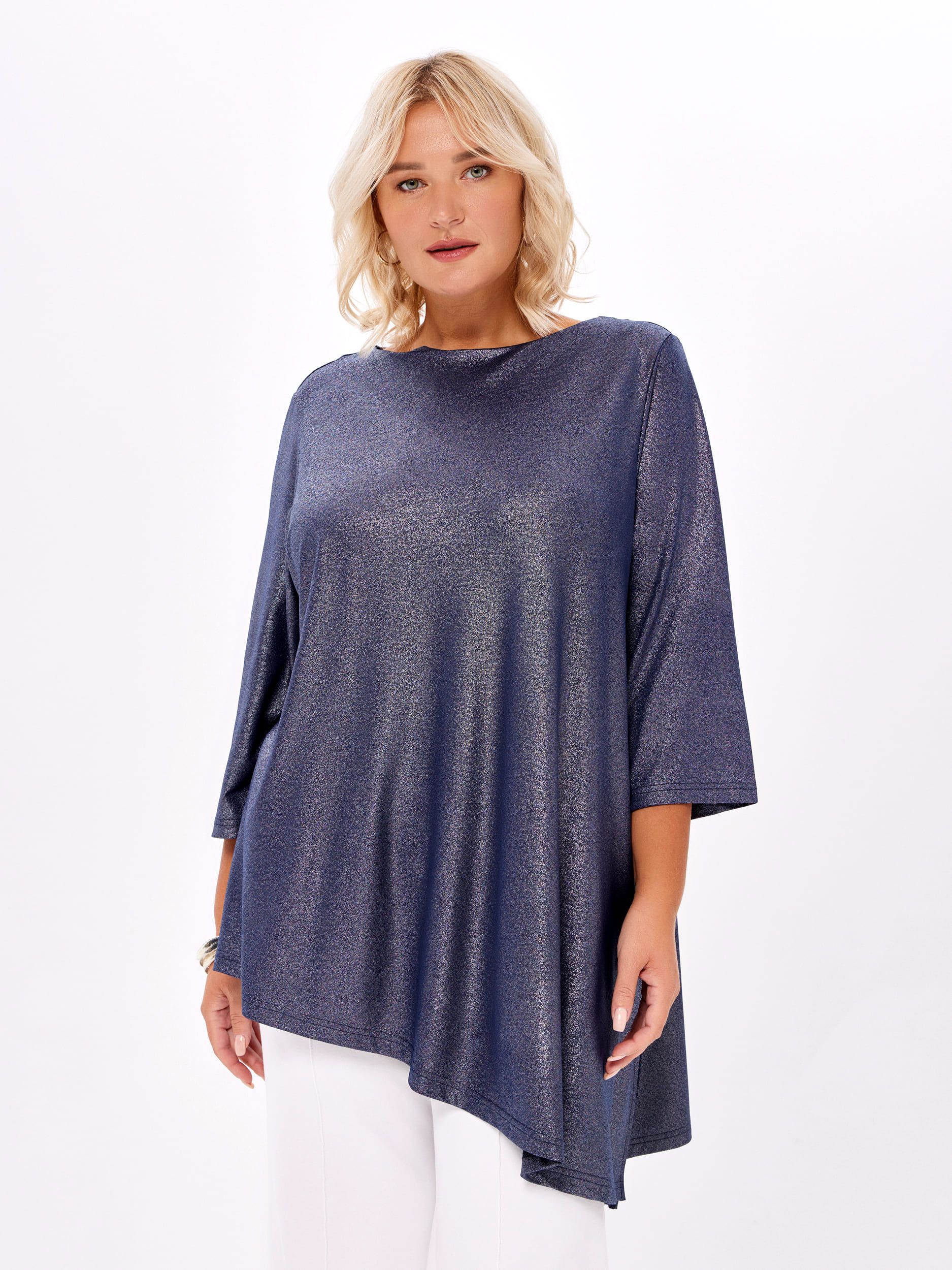

Лонгслив женский KATHARINA KROSS 00-00006521 синий 2XL, 00-00006521