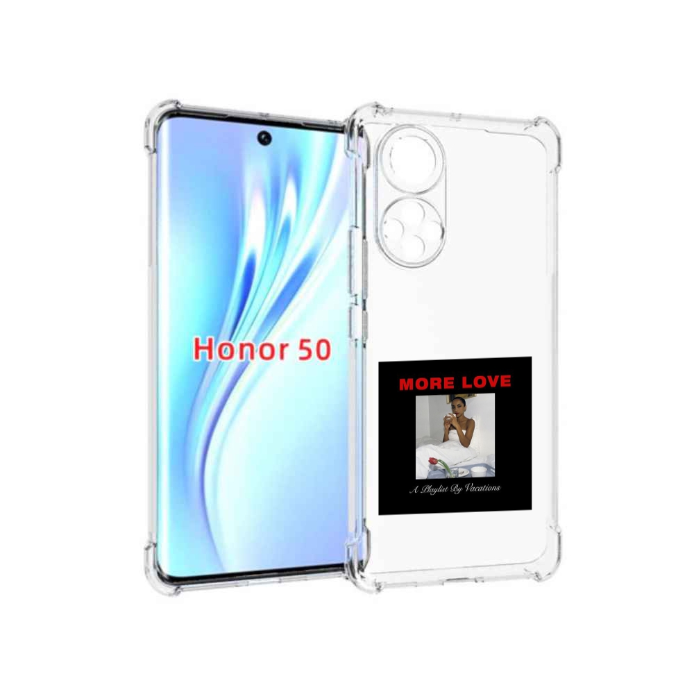 

Чехол бампер MyPads Drake & Sade - More Love для Honor 50, Прозрачный, Tocco