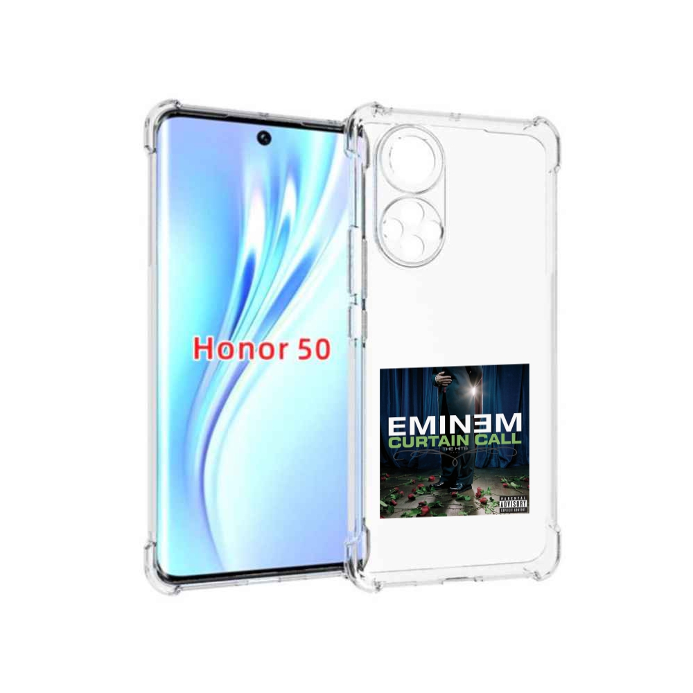 

Чехол Бампер Mypads Eminem Curtain Call, The Hits Для Honor, Прозрачный, Tocco