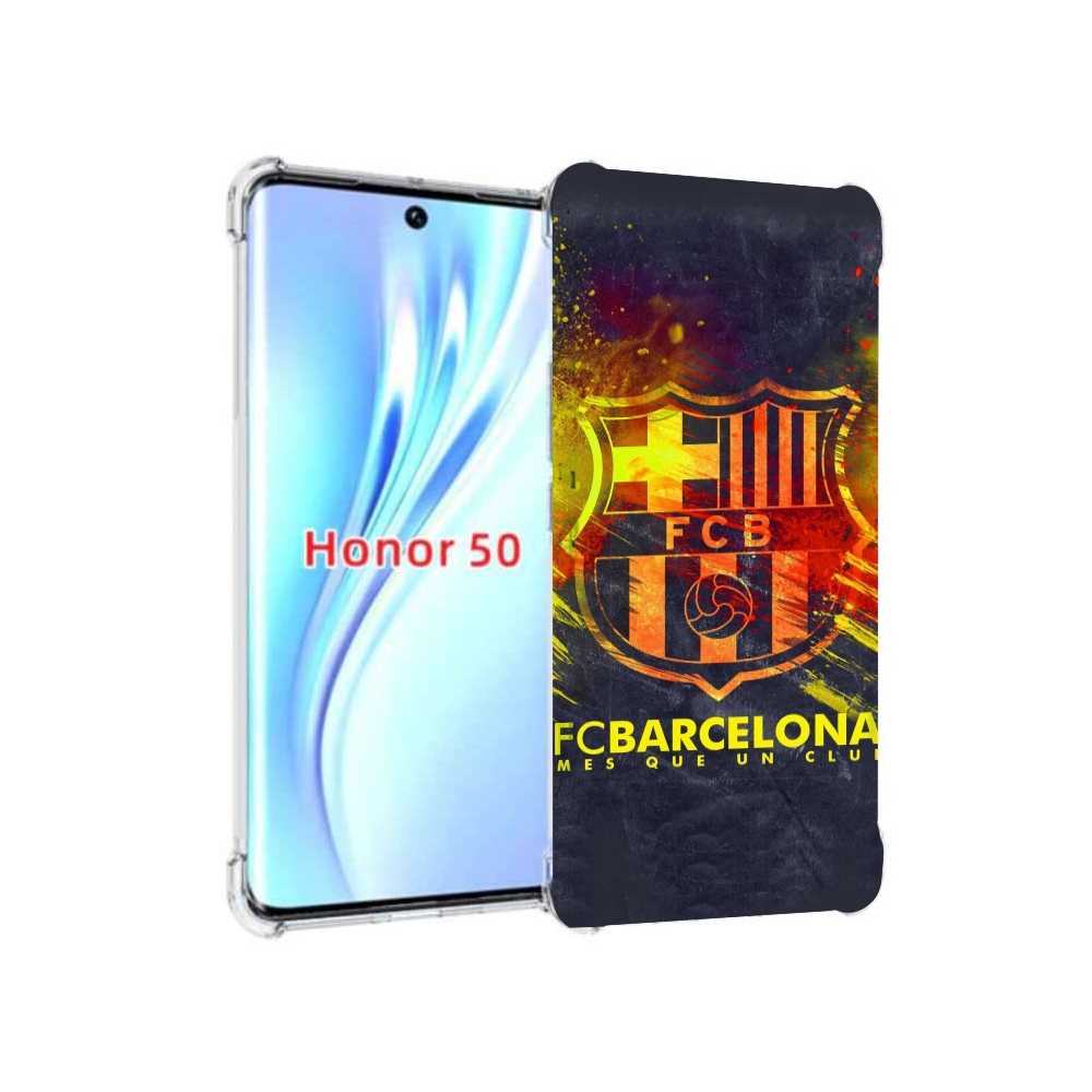 

Чехол бампер MyPads FC-Barcelona-Wallpaper-3 для Honor 50, Прозрачный, Tocco