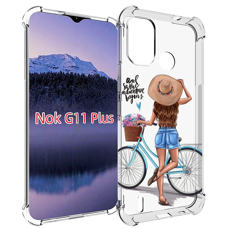 

Чехол MyPads Adventure женский для Nokia G11 Plus, Прозрачный, Tocco