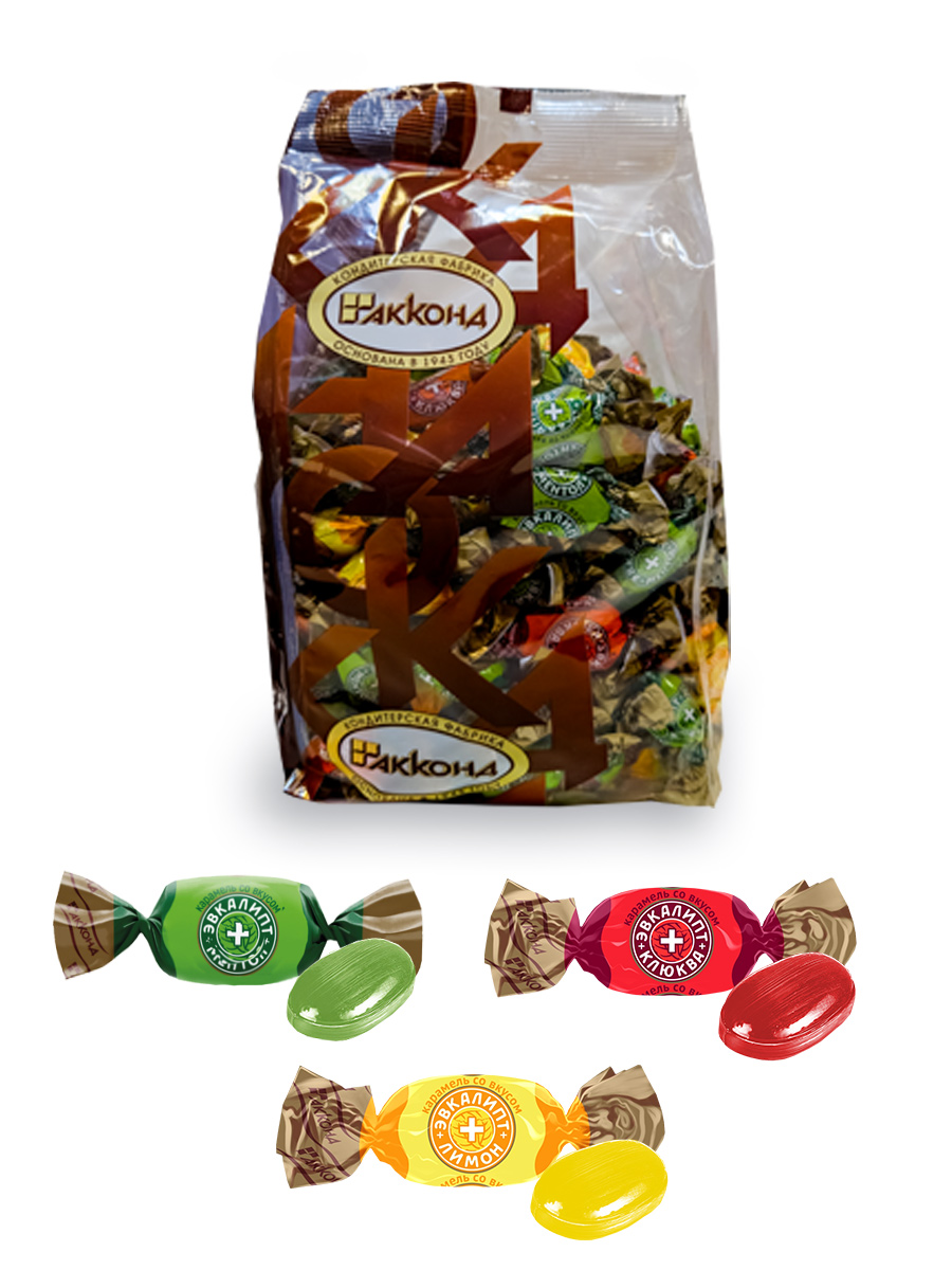 

Карамель Акконд Эвкалипт МИКС, 1000 г, 149743489
