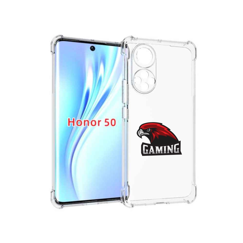 

Чехол бампер MyPads Gaming-1 мужской для Honor 50, Прозрачный, Tocco
