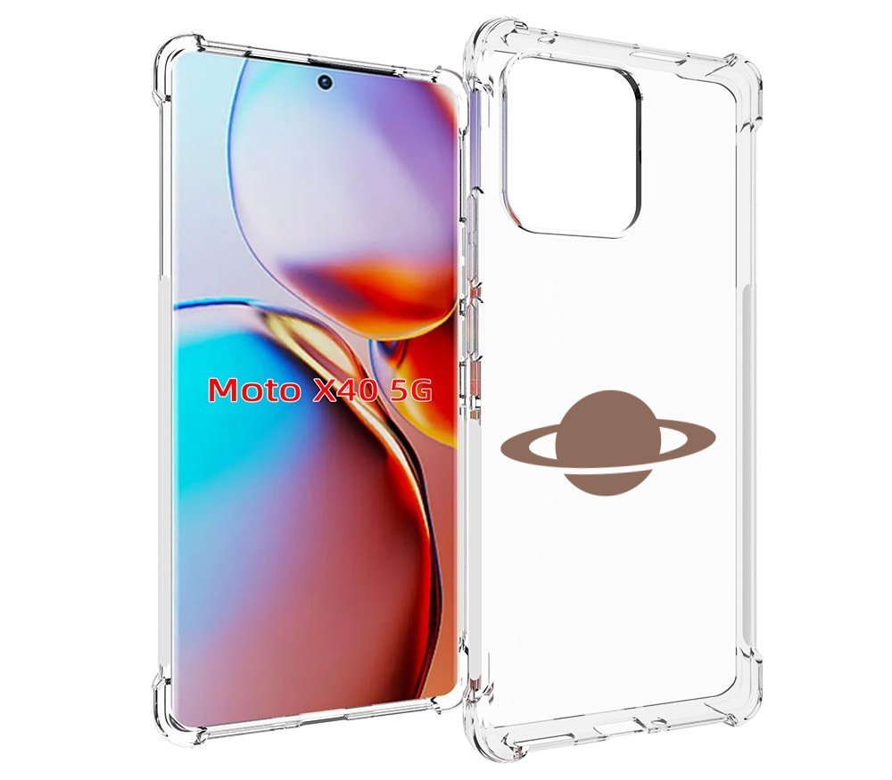 

Чехол MyPads сатурн для Motorola Moto X40, Прозрачный, Tocco