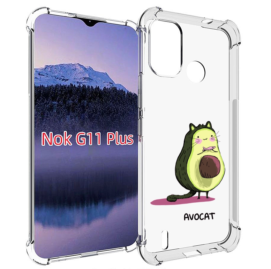 

Чехол MyPads Avocat для Nokia G11 Plus, Прозрачный, Tocco