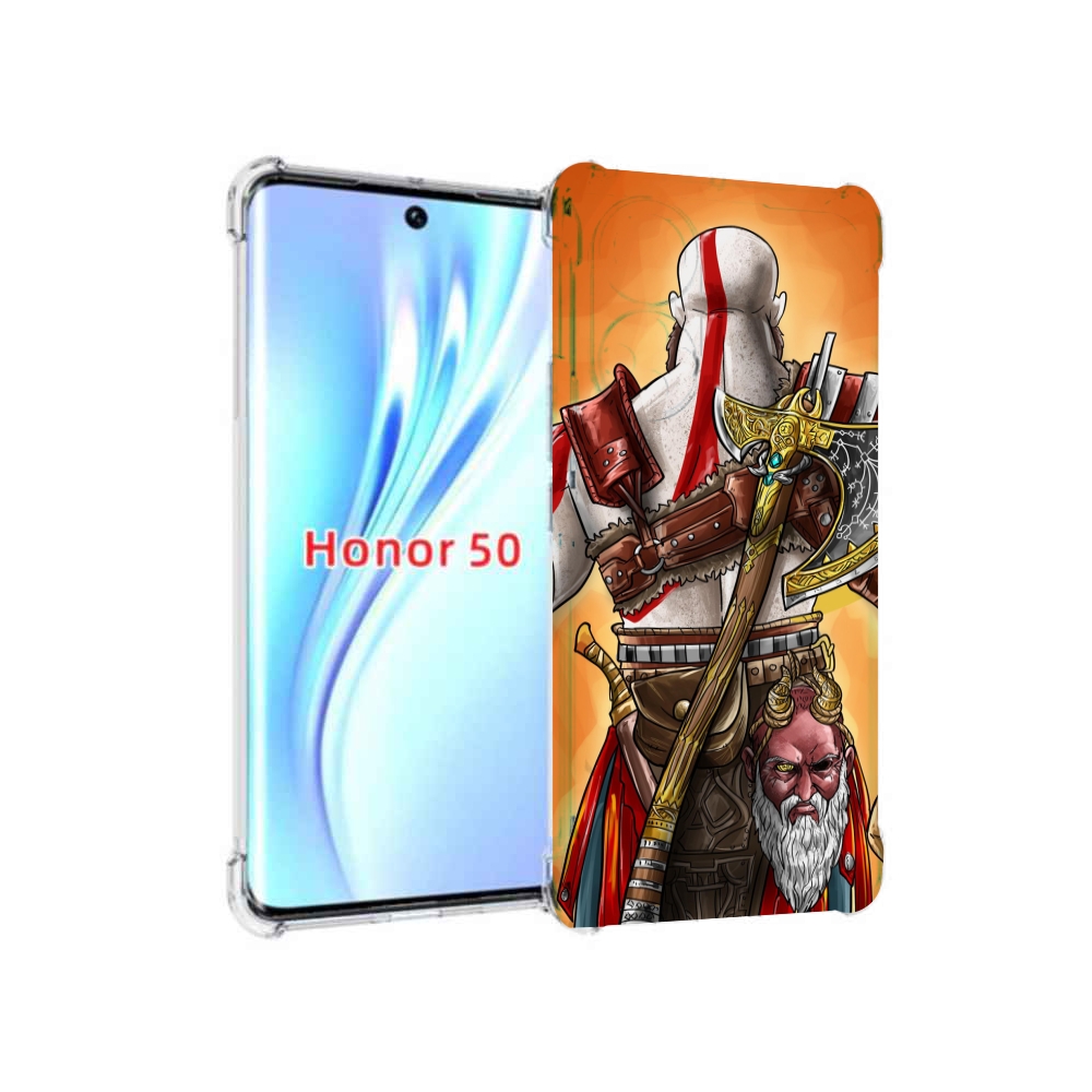 

Чехол бампер MyPads God of War для Honor 50, Прозрачный, Tocco
